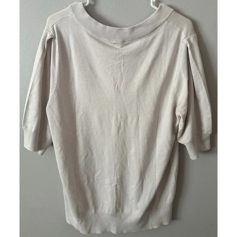 🆕 Women’s DKNY Puff Sleeve Sweater - Picture 9 of 10